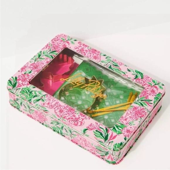 Lilly Pulitzer GWP Cookie Exchange Kit Conch Shell Pink Koala La La NWT - Picture 2 of 7